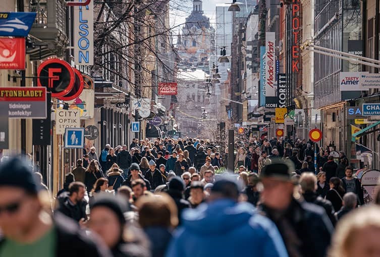 Drottninggatan i Stockholm