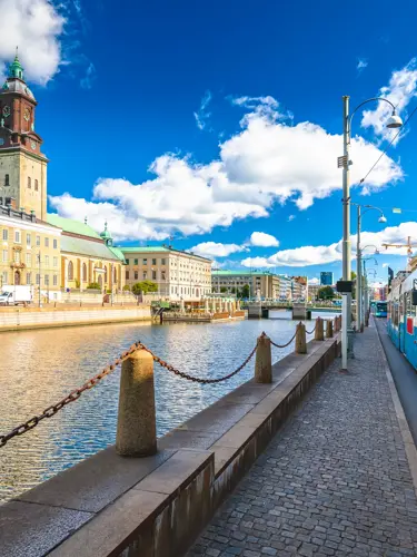 Vintergata i Göteborg